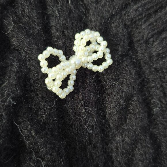 Simons Icone beaded bows cable knit sweater - Picture 4 of 5